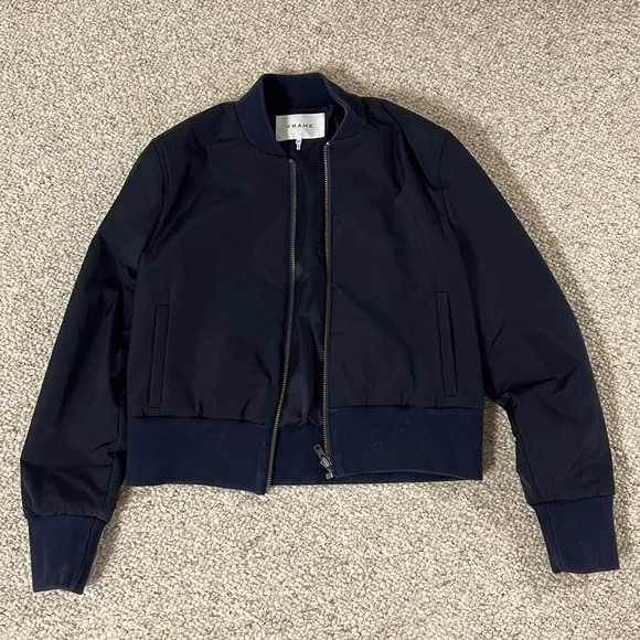 FRAME navy blue jacket - Picture 2 of 11